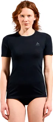 Image de Odlo Natural Merino 160 Base-Layer-Shirt femme | 112061-15000, Taille:XL