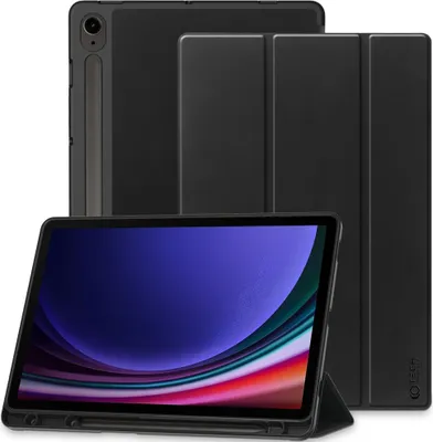 Obrázok produktu pre Tahvelarvuti kaaned Tech-Protect Galaxy Tab S9 FE, pliiatsihoidjaga, must