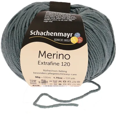 Image de Schachenmayr Merino Extrafine 120, 50 g Gob Bleu Fils à tricoter à la main
