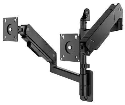 Productafbeelding van Dubbele Monitor Muurbeugel voor 17-35 Inch Monitoren Zwart