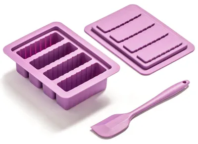 Immagine prodotto di Stampo multifunzionale in silicone - Rettangolo - Viola
