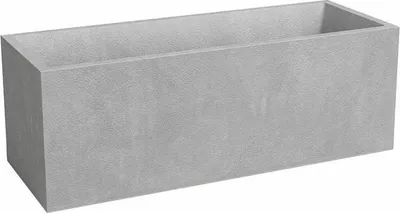 Image de Jardinière - Plastique - Gris clair - 80 cm - 57 l - Sydney - ARTEVASI