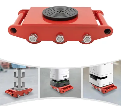 Image de Roulettes pour meubles et chariot de déplacement de machines - Capacité de charge : 8 tonnes