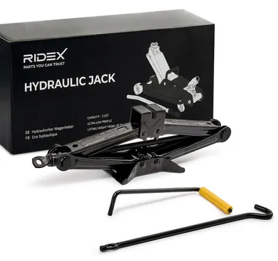 Produktbild von RIDEX 4710A0009 Wagenheber PKW Autoheber Unterstellheber 1 t Mechanisch Scherenwagenheber 350mm Max