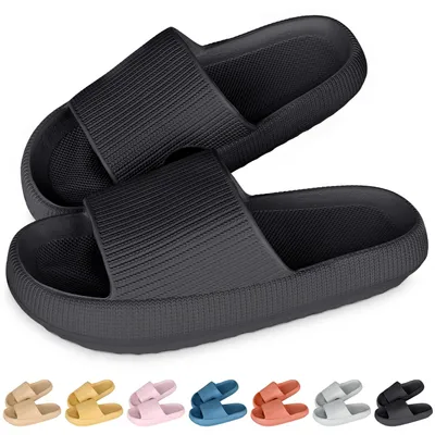 Produktbild von Uni Badelatschen Wolken  Slippers Badeschuhe Hauschuhe Super Dicke Weiche Sohle rutschfest,(36/37)