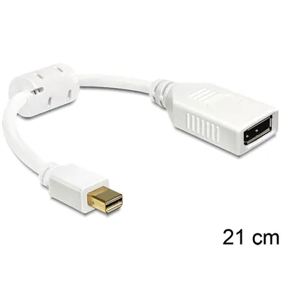 Produktbild von DeLOCK 65427, 0,21 m, Mini DisplayPort, DisplayPort, Männlich, Männlich, 2560 x 1600 Pixel