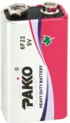 Produktbild von Alkaline 9V Batterie, 48 x 26 x 17 mm, für Melder und Detektoren