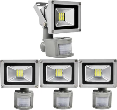 Produktbild von Greenmigo 4pcs 20W SMD LED Fluter Strahler mit Bewegungsmelder