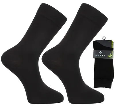 Produktbild von Bambussocken - Schwarz - Größe 43-45 - 1 Paar - Bequeme Socken
