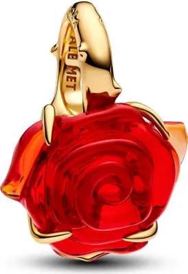 Produktbild von Pandora Disney Die Schöne und das Biest Verzauberte Rose Charm-Anhänger 764018C01 Charm Anhänger