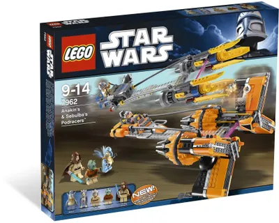 Produktbild von Lego Star Wars Anakin s & Sebulba s Podracers 7962