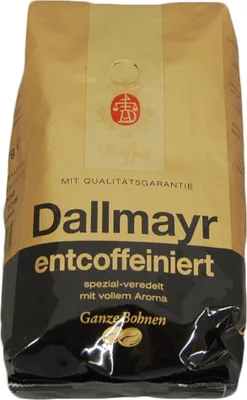 Obrázek produktu pro Dallmayr celozrnná káva bez kofeinu, nejlepší arabica 500g