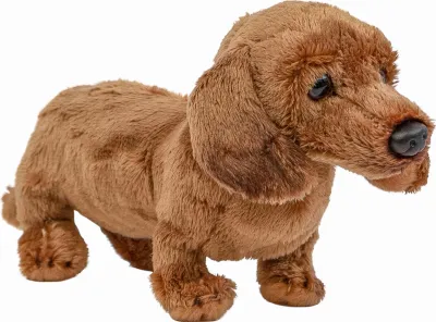 Produktbild von Kuscheltier Hund Dackel 19 cm hellbraun Plüschhund