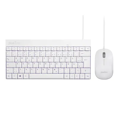Produktbild von Perixx PERIDUO-212 W Corded Keyboard and mouse set German, QWERTZ White