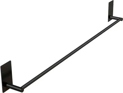 Obrázek produktu pro Držák na ručníky z nerezové oceli do koupelny, ložnice, kuchyně, černý, 75 cm