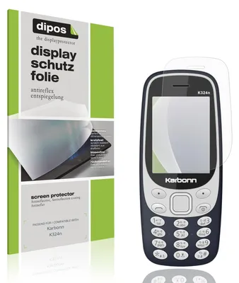 Immagine prodotto di 4x Pellicola Protettiva per Karbonn K324n Protezione Schermo Antiriflesso dipos
