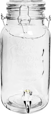 Obrázok produktu pre Zásobník fľaša sklo 3500ml s kohútikom GLASS