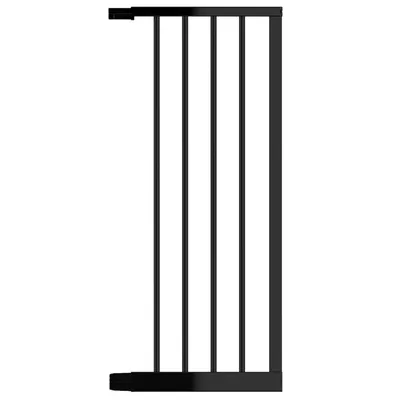 Produktbild von GEUTHER Easylock Flat Step Verlängerung | Schwarz | 30 cm | Für Treppen- & Türschutzgitter | Ohne Bohren | Flacher Trittbalken | DIN EN 1930:2011