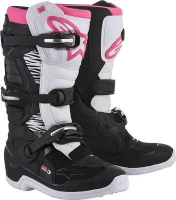 Immagine prodotto di Scarpe STELLA Tech 3, ALPINESTARS (nere/bianche/rosa, taglia 41)