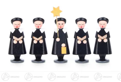 Produktbild von Kurrende Kurrendefiguren schwarz (5) Breite x Höhe x Tiefe 2 cmx5 cmx2 cm NEU