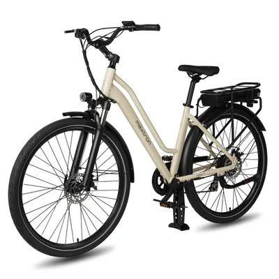 Produktbild von Urban7 Elektrofahrrad für Erwachsene für den Stadtpendelverkehr, 250W, Aluminiumrahmen, 25 km/h, 36V, bis zu 70 km Reichweite，120kg
