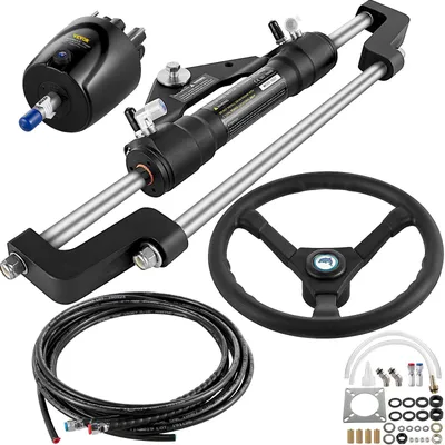 Zdjęcie produktu dla Zestaw Hydrauliczny Vevor 300 Km Do Sterowania Łodzi Morskich Kompletny