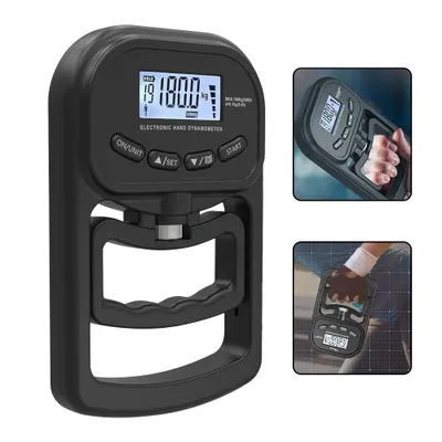 Produktbild von Hand Dynamometer 180Kg Grip Strength Trainer Elektronische Griffkraft Messgerät LED Display