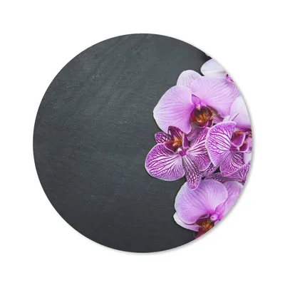 Produktbild von MuchoWow® Mauspad Mousepad Orchidee - Blumen - Rosa - Flora 50x50 cm - Mousepads - Maus Mat - Pad - Mausunterlage - Vinyl