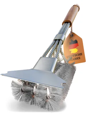 Produktbild von Grillbürste für Grill und Ofen, aus Edelstahl, langlebig