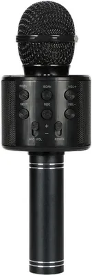 Produktbild von Wisam® WS-858 Wireless Hifi Speaker Bluetooth Karaoke Mikrofon Schwarz (Alle Android und IOS Geräte kompatibel)