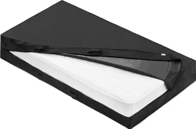 Produktbild von Navaris Matratzenhülle Matratzenschutz Hülle für Matratzen - 90x200x25cm Aufbewahrungstasche Schutz vor Staub Schimmel - robust und atmungsaktiv