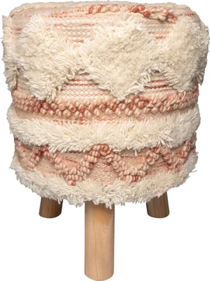 Produktbild von Hocker Bohist 200 Rosa / Creme