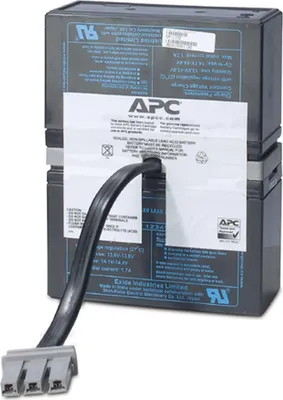 Zdjęcie produktu dla APC RBC33, Ołowiany (VRLA), 5,33 kg, 149 x 64 x 197 mm, 0 - 40 °C, 0 - 40 °C, 0 - 95%