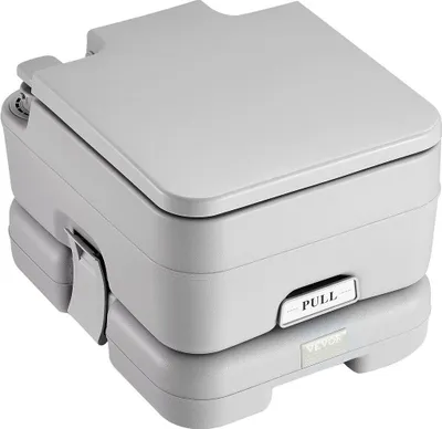 Image de Toilettes portables avec chasse d'eau pour le camping, 3,2 gallons, pour l'extérieur et l'intérieur