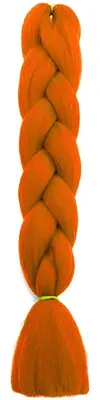 Produktbild von Pronett XJ4799 Kanekalon-Zöpfe, orange