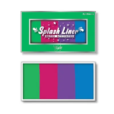 Image de Ligne de splash grossière activée par l'eau, splitcake synthwave