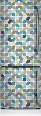 Produktbild von Aufkleber Kühlschrankmagnete Dekoration Kühlschrankfolie 70x190 cm - Geometrisches Muster