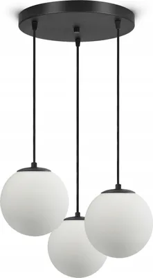 Produktbild von Luxolar LED Deckenleuchte 3-flammig G9 15W – Deckenlampe mit Glas Kugeln für Wohnzimmer - Hängelampe Schlafzimmer, Küche