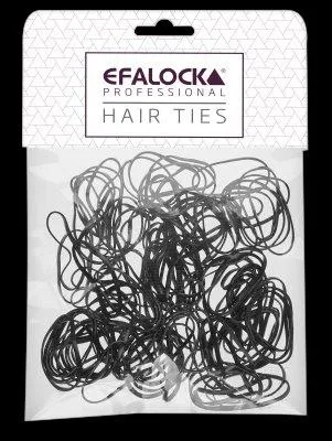 Obrázek produktu pro Efalock Rasta gumička do vlasů tenká/malá bw 100ks