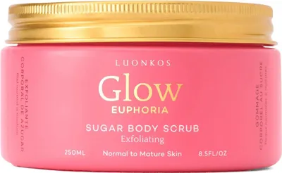 Obrázek produktu pro Přírodní cukrový peeling na tělo – peeling na tělo 200 ml Luonkos Euphoria