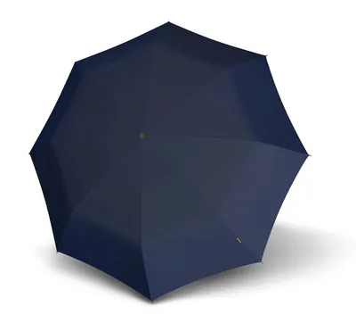 Produktbild von Knirps Taschenregenschirm Regenschirm Business Line Fiber T2 Duomatic Solid Blue dunkelblau
