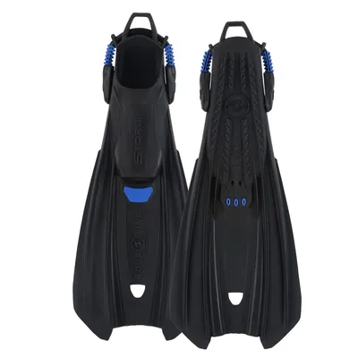 Image de AquaLung Storm, palmes universelles pour la plongée et le snorkeling, couleur : noir, taille : L/XL