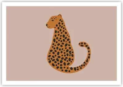 Produktbild von Poster - Poster ohne Rahmen - Panther Grafik Leopard - 100x70 cm - Wand Bild - Wanddeko - Wandbilder - Kunstposter - Wandposter - Bilder - Kunstdruck - Wanddekoration - Wandbild - P2XAA100x70-4893