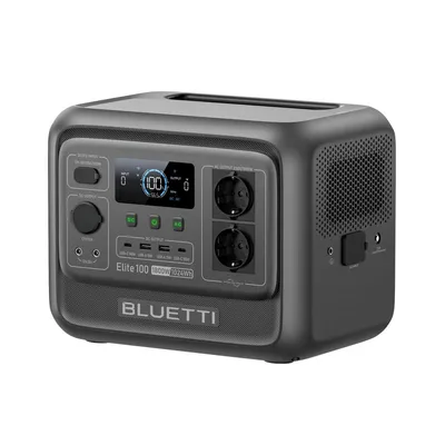 Immagine prodotto di Stazione di alimentazione portatile BLUETTI Elite 100 V2, batteria di backup da 1024Wh con 2 uscite AC da 1800W, generatore solare per campeggio, interruzioni di corrente e off-grid