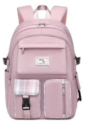 Immagine prodotto di Zaino con scomparto per laptop da 15,6 pollici, impermeabile, in poliestere, colore viola
