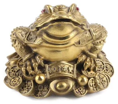 Obrázok produktu pre Figúrka žaby Feng Shui ako symbol šťastia