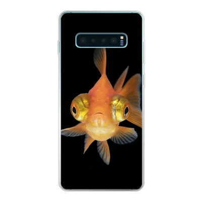 Produktbild von MuchoWow® Handyhülle Schutzhülle Hülle für Samsung Galaxy S10 Lite Goldfisch - Meerestiere - Augen Silikon Softcase Handy Hülle - Schutz