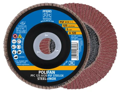 Produktbild von PFERD 67749125, 12,5 cm, 2,22 cm, 12200 RPM, 120 g, 10 Stück(e)