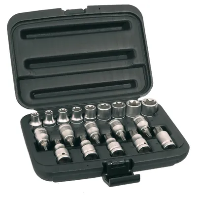 Produktbild von 19-tlg. Vielzahn Stecknuss Set CrV