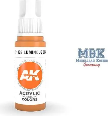 Imagen del producto de AK Interactive S.L. AK-11082 Naranja Luminoso (3ª Generación)